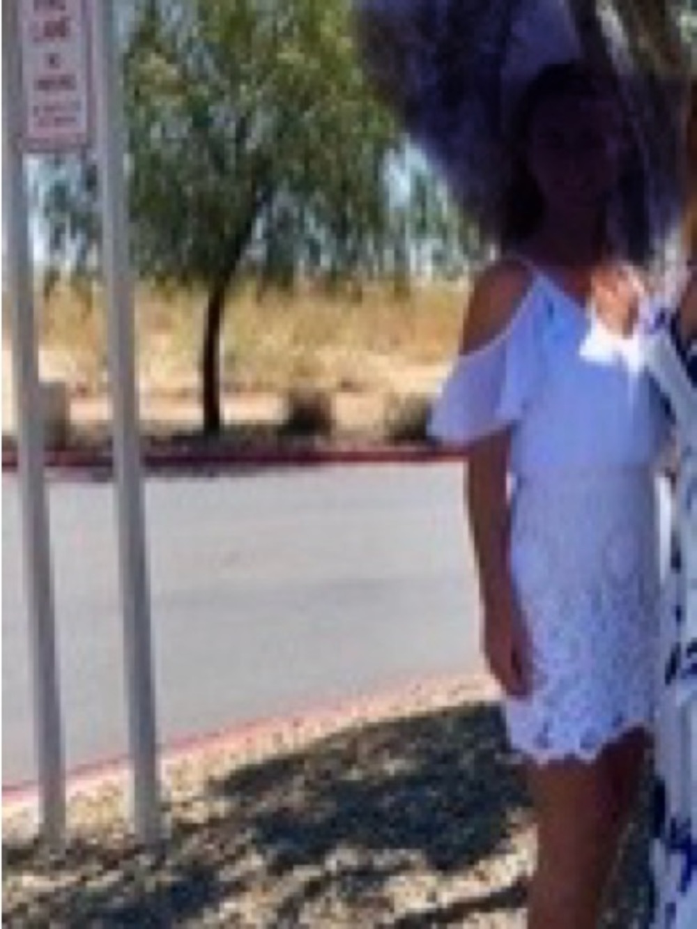 Francesca's Collections White Floral Dress